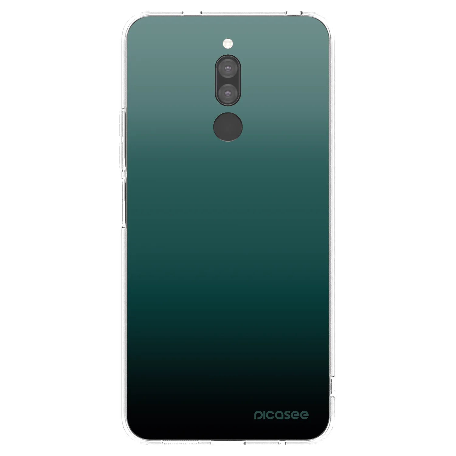 Picasee silikonska prozirna maskica za Xiaomi Redmi 8 - Verdant Fade