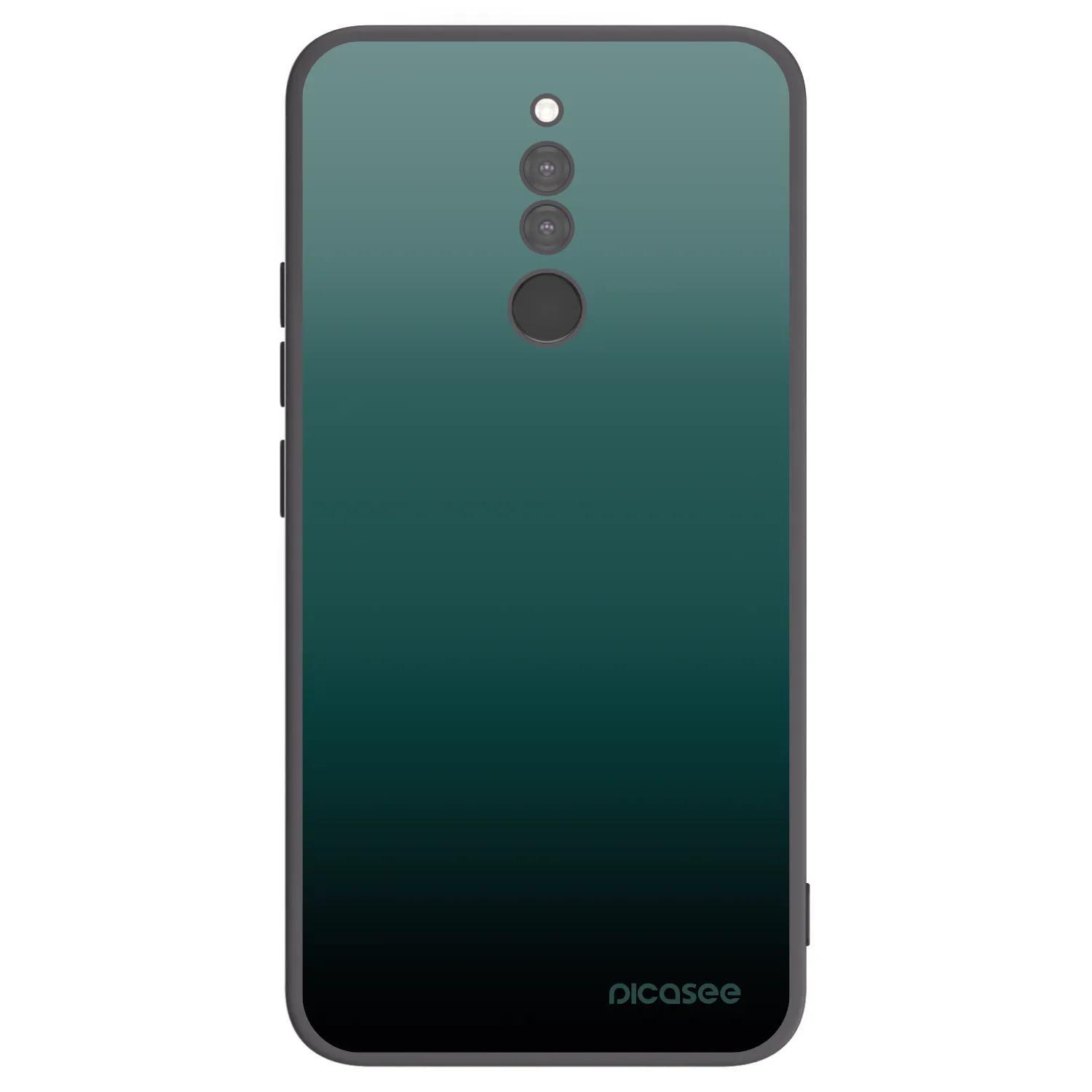 Picasee crna silikonska maskica za Xiaomi Redmi 8 - Verdant Fade