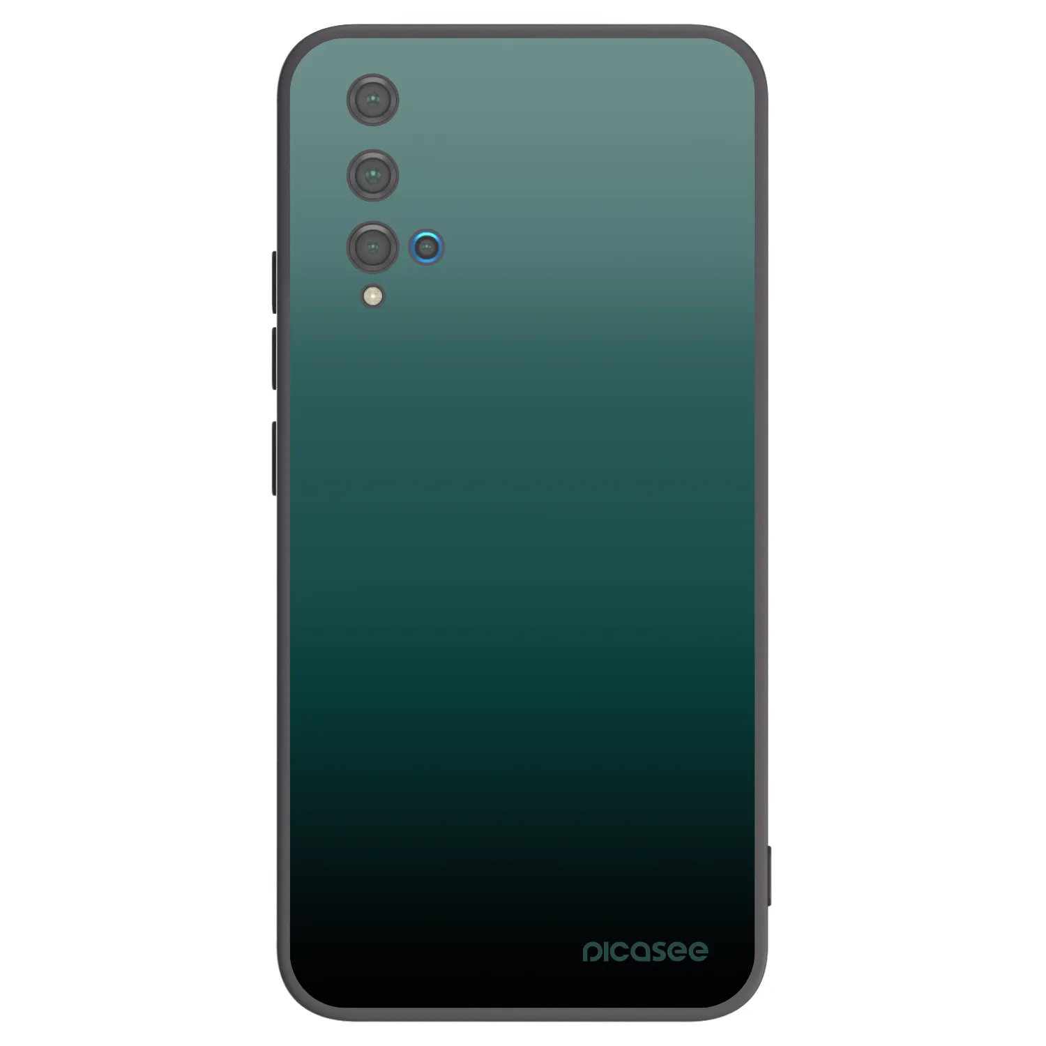 Picasee crna silikonska maskica za Huawei Nova 5T - Verdant Fade
