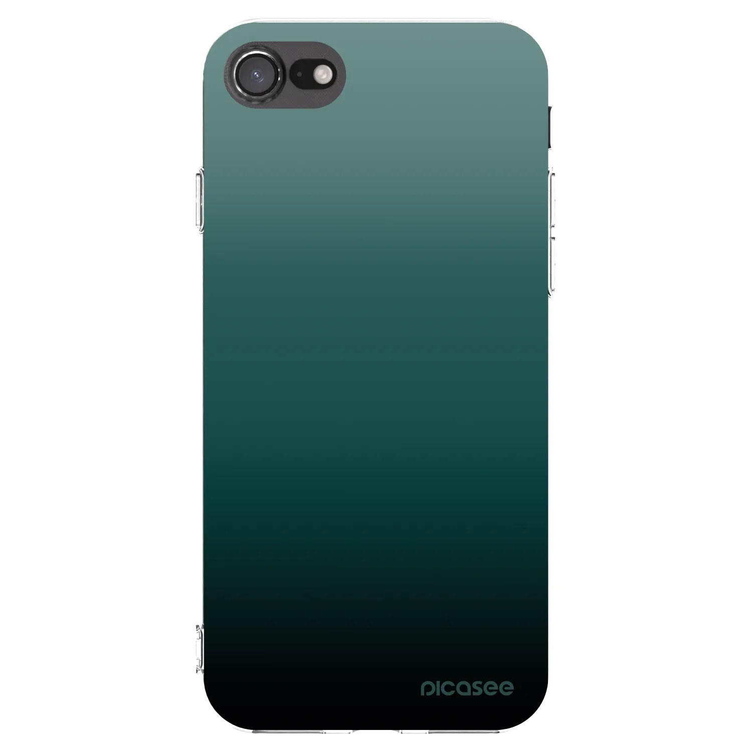 Picasee silikonska prozirna maskica za Apple iPhone SE 2020 - Verdant Fade