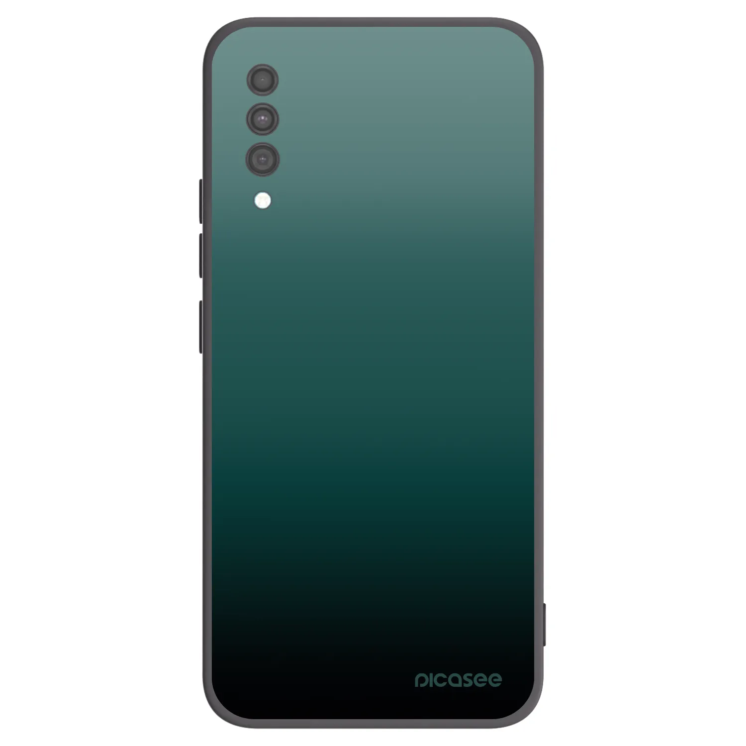 Picasee crna silikonska maskica za Samsung Galaxy A30s A307F - Verdant Fade