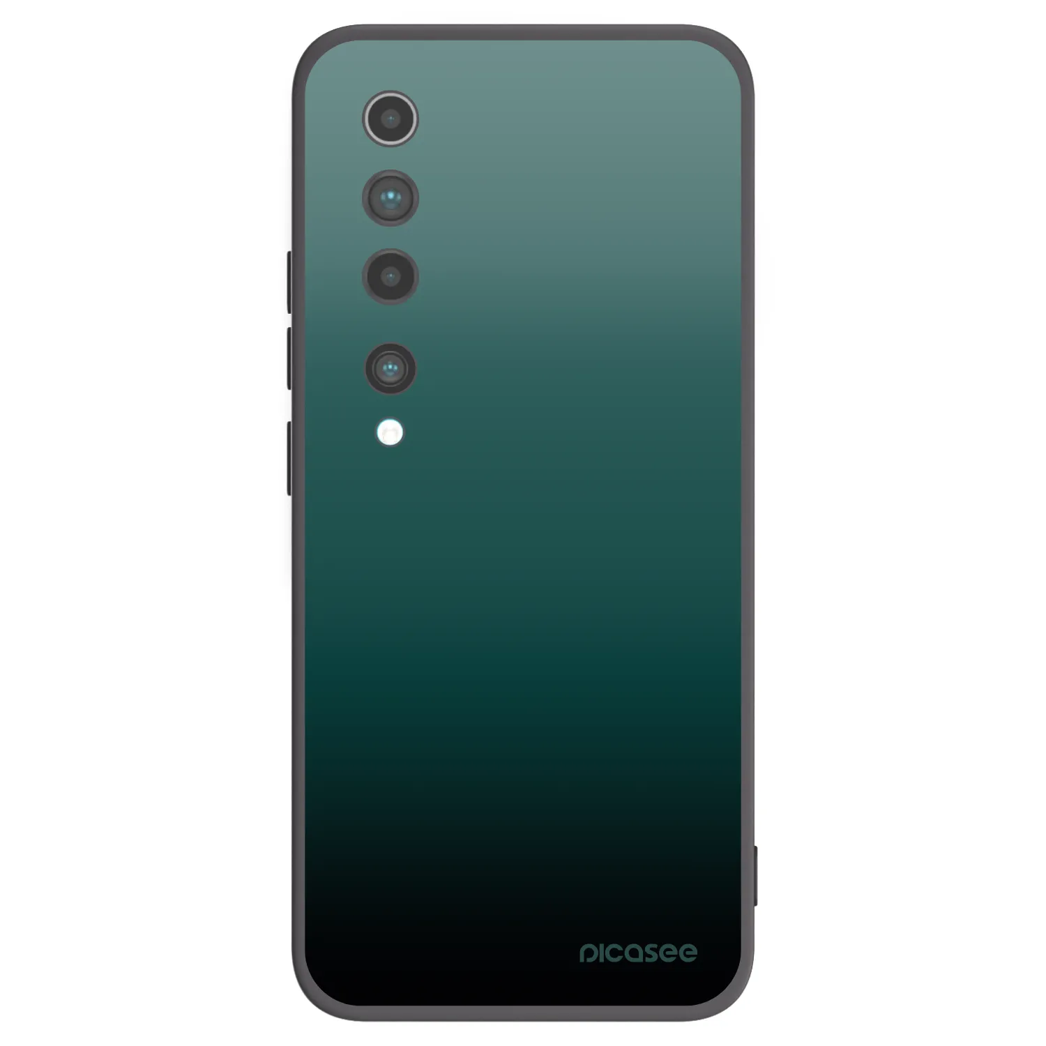 Picasee crna silikonska maskica za Xiaomi Mi 10 - Verdant Fade