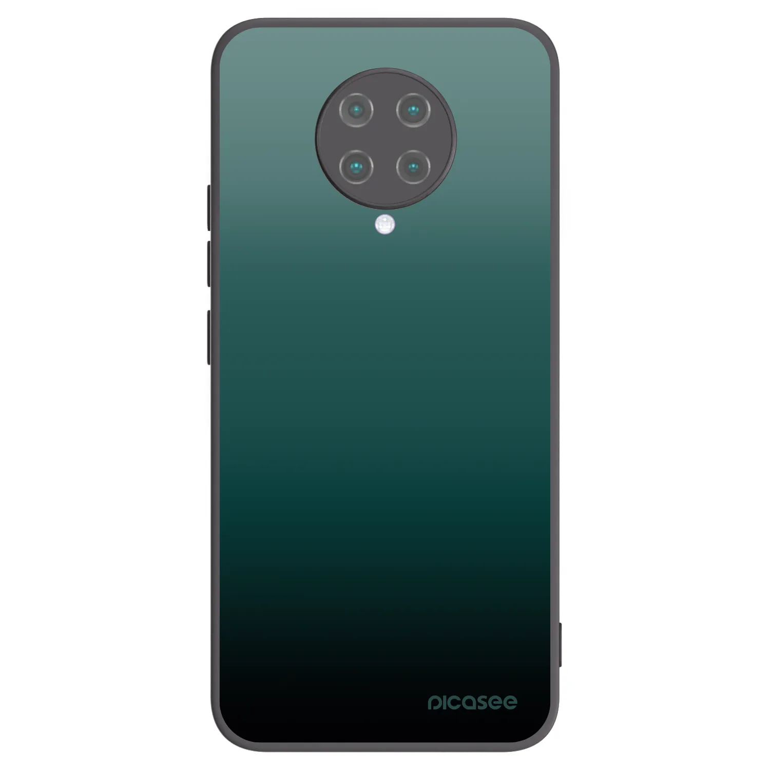 Picasee crna silikonska maskica za Xiaomi Poco F2 Pro - Verdant Fade