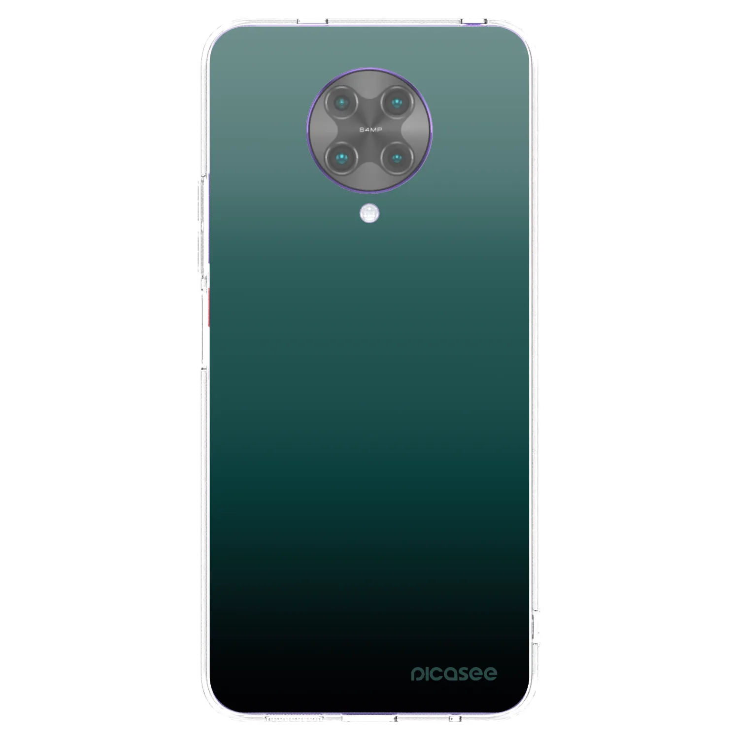 Picasee silikonska prozirna maskica za Xiaomi Poco F2 Pro - Verdant Fade