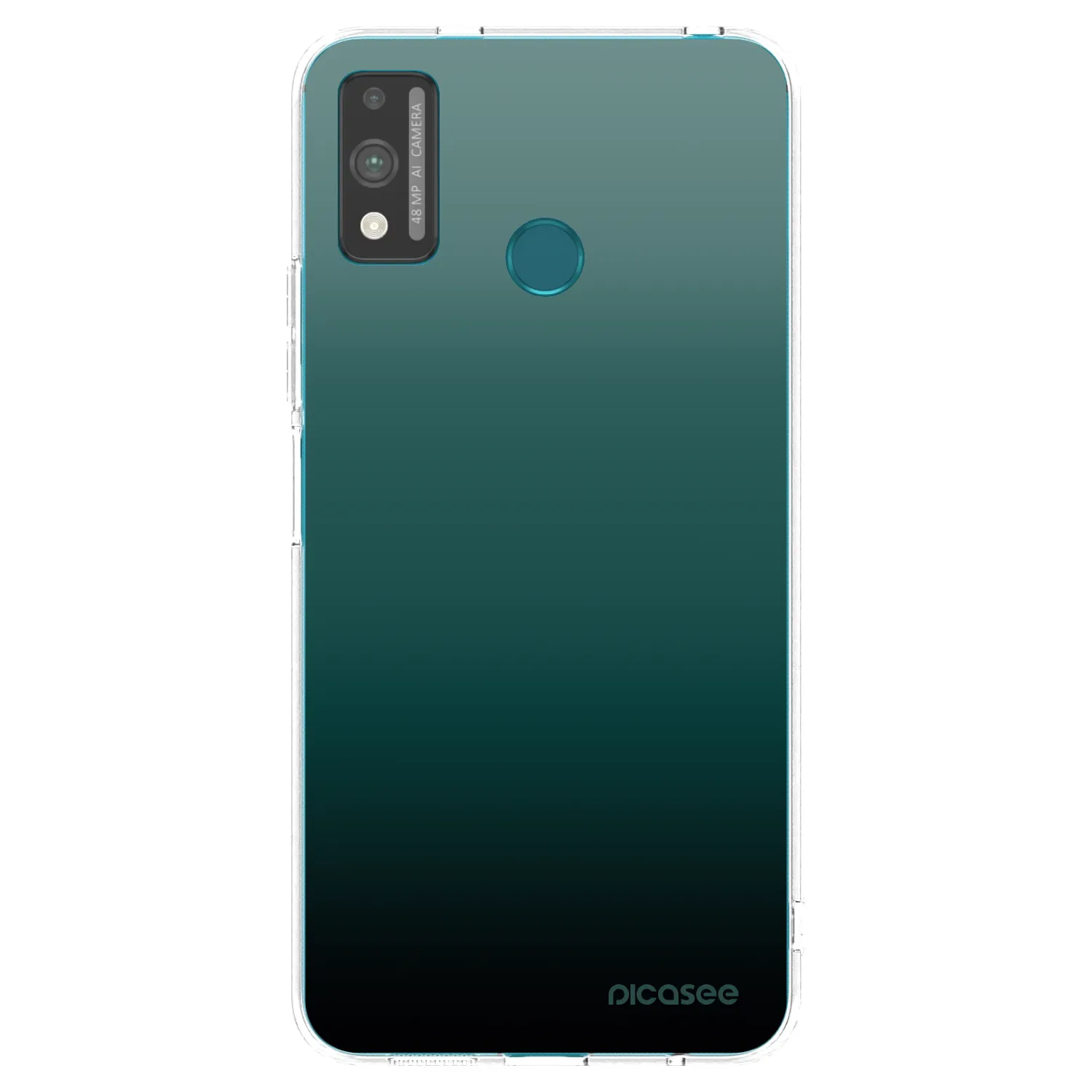 Picasee silikonska prozirna maskica za Honor 9X Lite - Verdant Fade