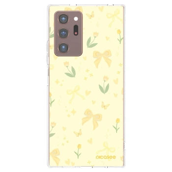 Picasee silikonska prozirna maskica za Samsung Galaxy Note 20 Ultra - Honey Blossom
