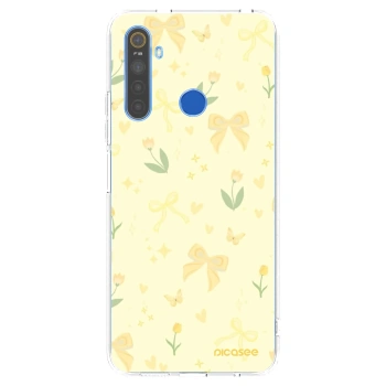 Picasee silikonska prozirna maskica za Realme 5 - Honey Blossom