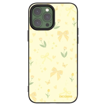 Picasee crna silikonska maskica za Apple iPhone 13 Pro Max - Honey Blossom