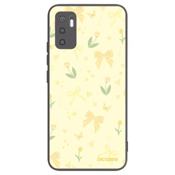 Picasee crna silikonska maskica za Xiaomi Redmi Note 10 5G - Honey Blossom