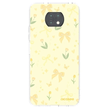 Picasee silikonska prozirna maskica za Xiaomi Redmi Note 9T - Honey Blossom
