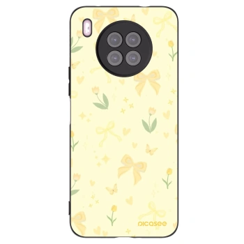Picasee crna silikonska maskica za Huawei Nova 8i - Honey Blossom
