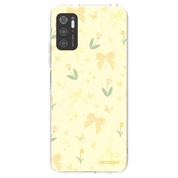Picasee silikonska prozirna maskica za Xiaomi Poco M3 Pro 5G - Honey Blossom