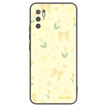 Picasee crna silikonska maskica za Xiaomi Poco M3 Pro 5G - Honey Blossom
