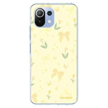 Picasee silikonska prozirna maskica za Xiaomi 11 Lite 5G NE - Honey Blossom
