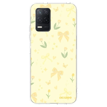 Picasee silikonska prozirna maskica za Realme 8 5G - Honey Blossom