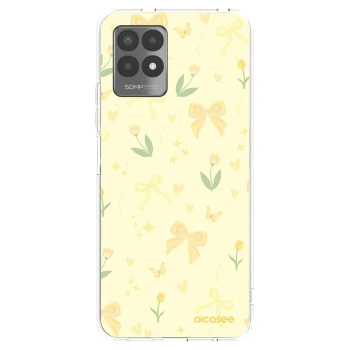 Picasee silikonska prozirna maskica za Realme 8i - Honey Blossom