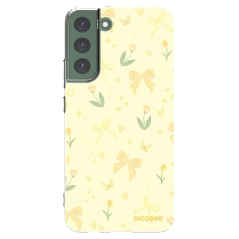 Picasee silikonska prozirna maskica za Samsung Galaxy S22+ 5G - Honey Blossom