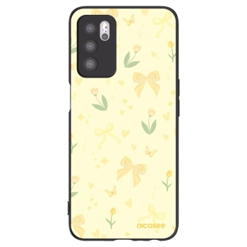 Picasee crna silikonska maskica za OPPO A16s - Honey Blossom