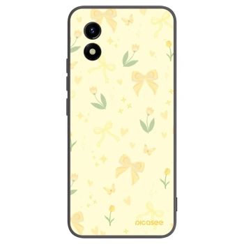 Picasee crna silikonska maskica za Vivo Y01 - Honey Blossom
