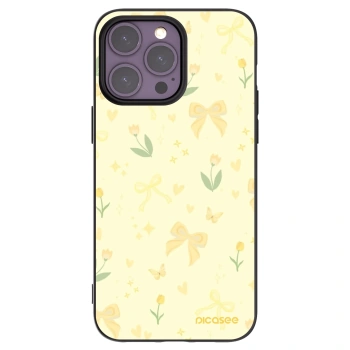 Picasee crna silikonska maskica za Apple iPhone 14 Pro Max - Honey Blossom