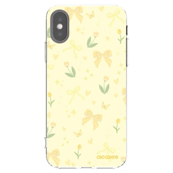 Picasee silikonska prozirna maskica za Apple iPhone X/XS - Honey Blossom