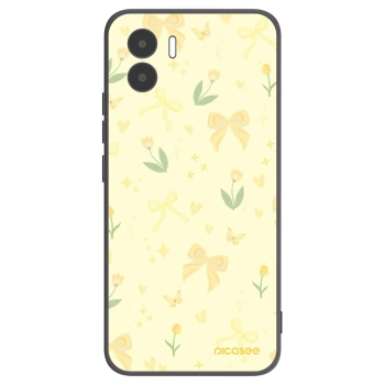 Picasee crna silikonska maskica za Xiaomi Redmi A1 - Honey Blossom