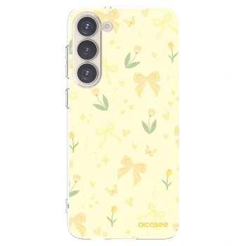 Picasee silikonska prozirna maskica za Samsung Galaxy S23+ 5G - Honey Blossom