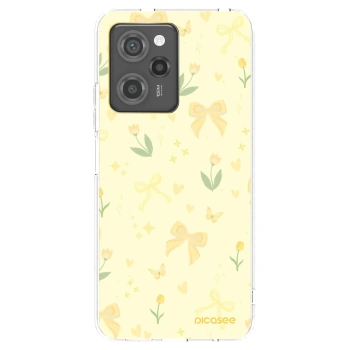 Picasee crna silikonska maskica za Xiaomi Poco X5 Pro - Honey Blossom