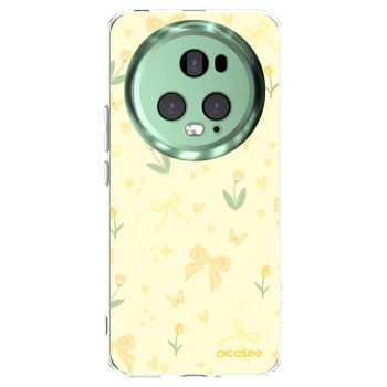 Picasee silikonska prozirna maskica za Honor Magic5 Pro - Honey Blossom