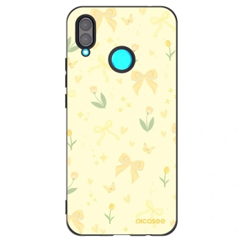 Picasee crna silikonska maskica za Huawei Nova 3 - Honey Blossom