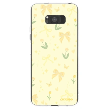 Picasee silikonska prozirna maskica za Samsung Galaxy S8 G950F - Honey Blossom
