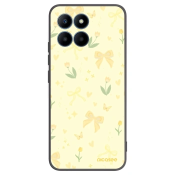 Picasee crna silikonska maskica za Honor 70 Lite - Honey Blossom