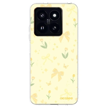 Picasee silikonska prozirna maskica za Xiaomi 14 Pro - Honey Blossom