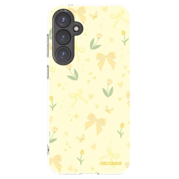 Picasee silikonska prozirna maskica za Samsung Galaxy S23 FE S711B - Honey Blossom