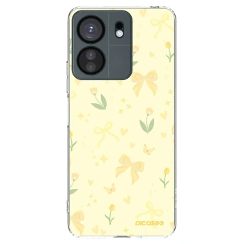 Picasee silikonska prozirna maskica za Xiaomi Redmi 13C 4G - Honey Blossom