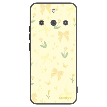 Picasee crna silikonska maskica za Realme 11 Pro+ - Honey Blossom