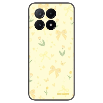 Picasee crna silikonska maskica za Xiaomi Poco X6 Pro - Honey Blossom