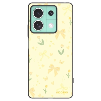 Picasee crna silikonska maskica za Xiaomi Redmi Note 13 5G - Honey Blossom