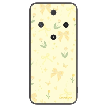 Picasee crna silikonska maskica za Honor Magic6 Lite 5G - Honey Blossom