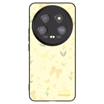 Picasee crna silikonska maskica za Xiaomi 14 Ultra - Honey Blossom