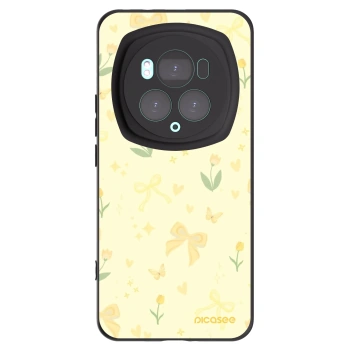 Picasee crna silikonska maskica za Honor Magic6 Pro - Honey Blossom
