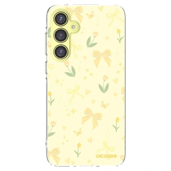 Picasee silikonska prozirna maskica za Samsung Galaxy A35 5G A356B - Honey Blossom