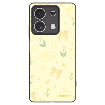Picasee crna silikonska maskica za Xiaomi Redmi Note 13 4G - Honey Blossom