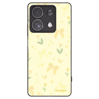Picasee crna silikonska maskica za Xiaomi Redmi Note 13 Pro 4G - Honey Blossom