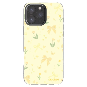 Picasee silikonska prozirna maskica za Apple iPhone 16 Pro Max - Honey Blossom