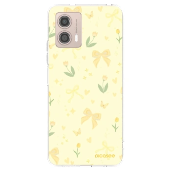 Picasee silikonska prozirna maskica za Motorola Moto G53 5G - Honey Blossom