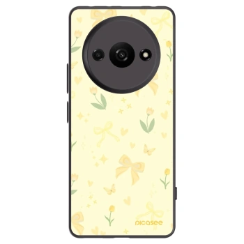 Picasee crna silikonska maskica za Xiaomi Redmi A3 - Honey Blossom