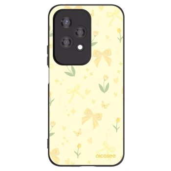Picasee crna silikonska maskica za Honor 200 Lite - Honey Blossom