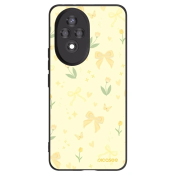 Picasee crna silikonska maskica za Honor 200 Pro 5G - Honey Blossom