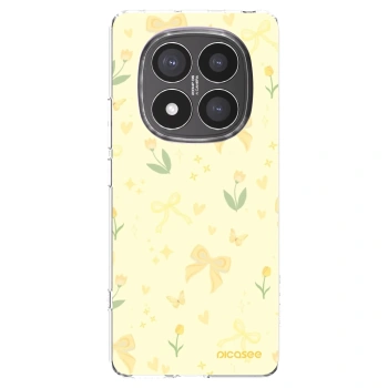 Picasee silikonska prozirna maskica za Xiaomi Redmi Note 14 Pro+ 5G - Honey Blossom
